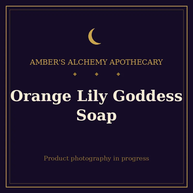 Orange Lily Goddess Soap